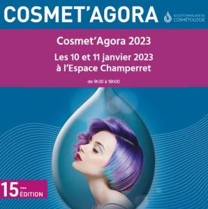 logo Cosmet'Agora - les 10 et 11 janvier 2023, Paris - stand#92